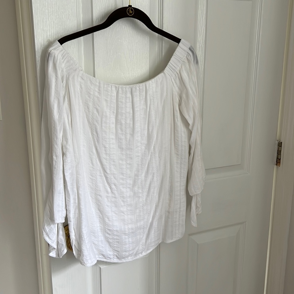 Bailey White Womens Top